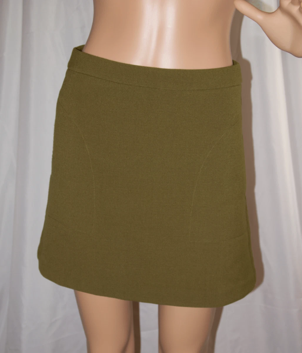Olive green bodycon deals skirt
