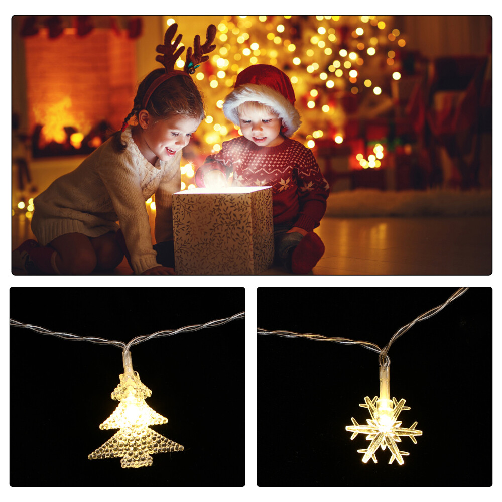 6 Pcs Christmas Tree Decor Holiday String Light Christmas Window Lights
