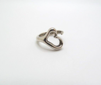 Authentic Tiffany & Co Elsa Peretti Open Heart Wrap Ring Size 6 | eBay