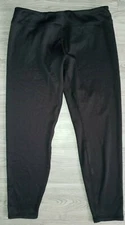 Magellan Outdoors Women's Midweight Stretch Bottom Black Base Layer Pant XL