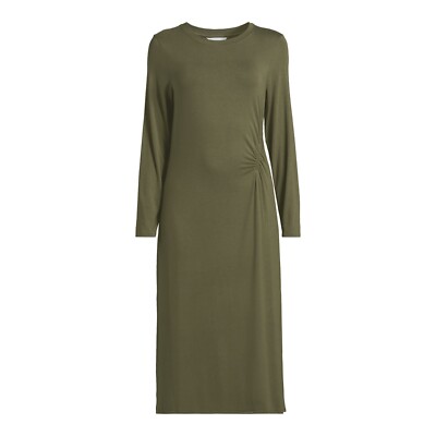 time and tru green dress Time and Tru Women's Sleeveless Tiered Cotton Maxi Dress, Sizes Xs-xxxl, Size: Large, Green