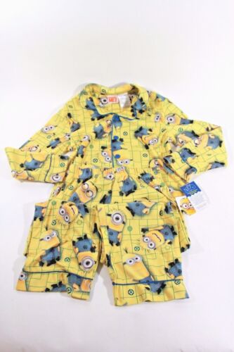 New Despicable Me Minions 2 piece Polyester Boys 6/7 Pajama Set 010