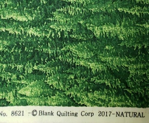 32"x 42" 100% cotton, Blank Quilting Corp, Green Trees - Picture 2 of 3