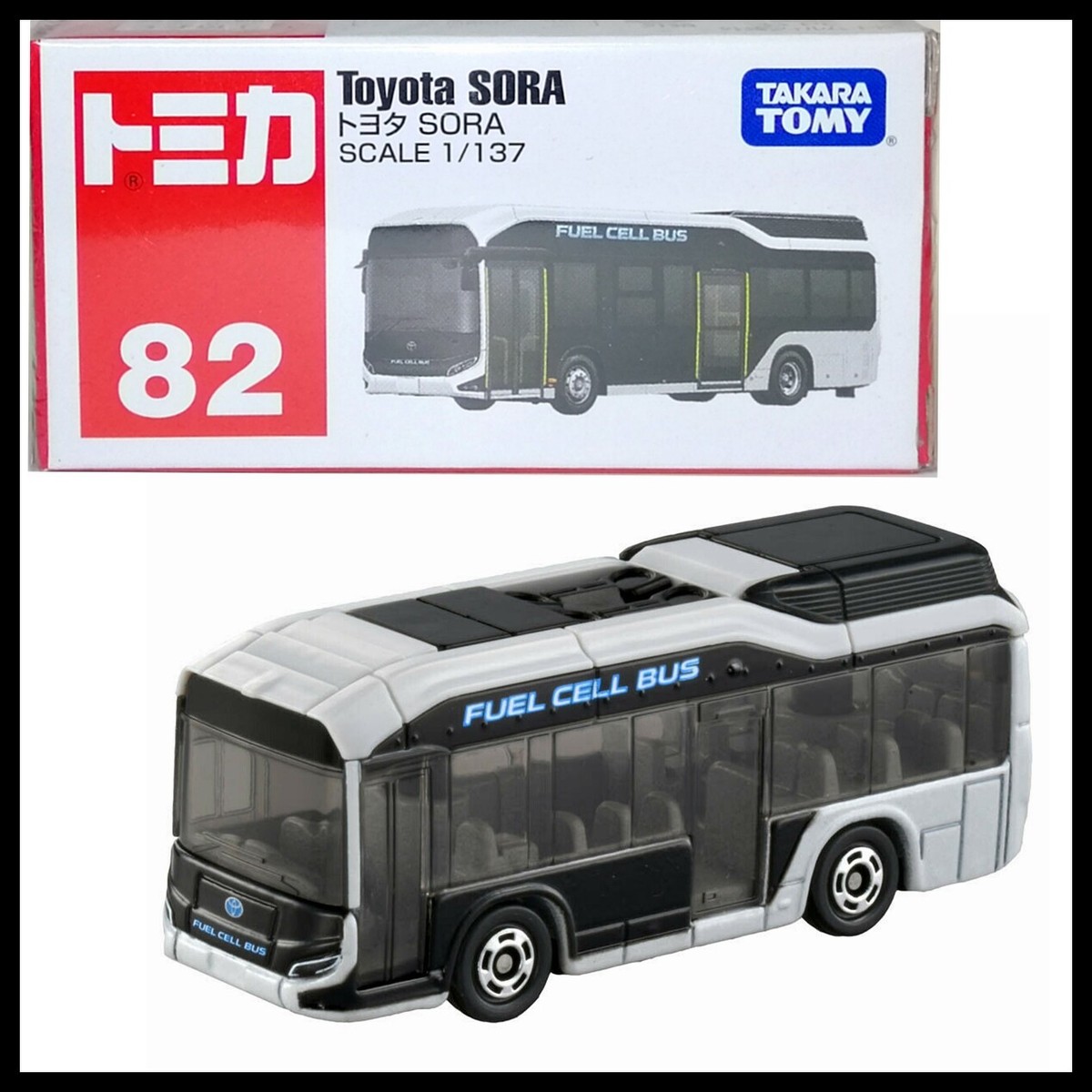 TOMICA 82 TOYOTA SORA FUEL CELL BUS 1/137 TOMY 2020 September New