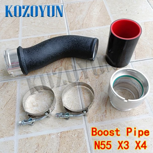 Intake Boost pipe intercooler turbo kit For BMW N55 F25 X3 / F26 X4 35ix M40ix - Picture 3 of 12