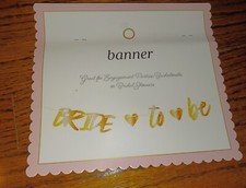 Bride To Be Glitter Party Bunting Banner