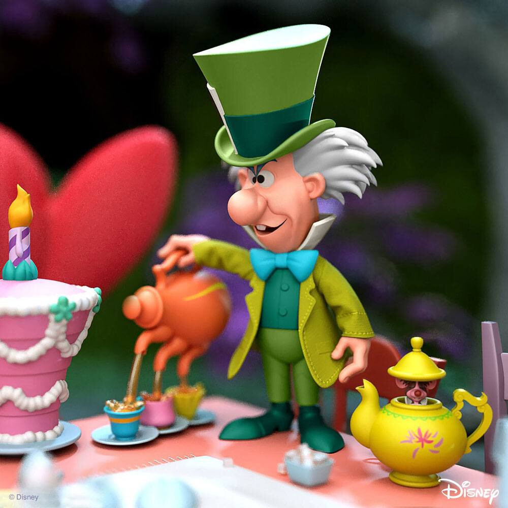 Super 7 Disney Alice au pays des merveilles Mad Hatter statuette luxe en PVC