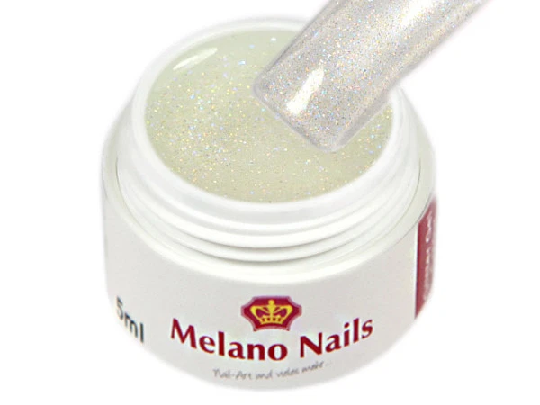 MELANO NAILS Gel UV Brillo Hecho en Alemania 5 ml Brillo Arco Iris Brillante