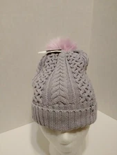 Smartwool Lodge Girl Beanie Purple Eclipse Heather OSFM 16440-G68 MSRP $40.00