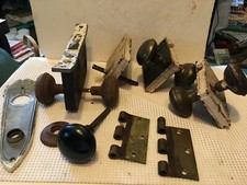 Vintage Lot of Door Knobs, Locks, Plates, misc. Salvage