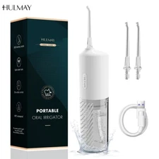 HULMAY Dental Water Jet 2 Mode IPX7 Water Flosser Oral Irrigator For Teeth