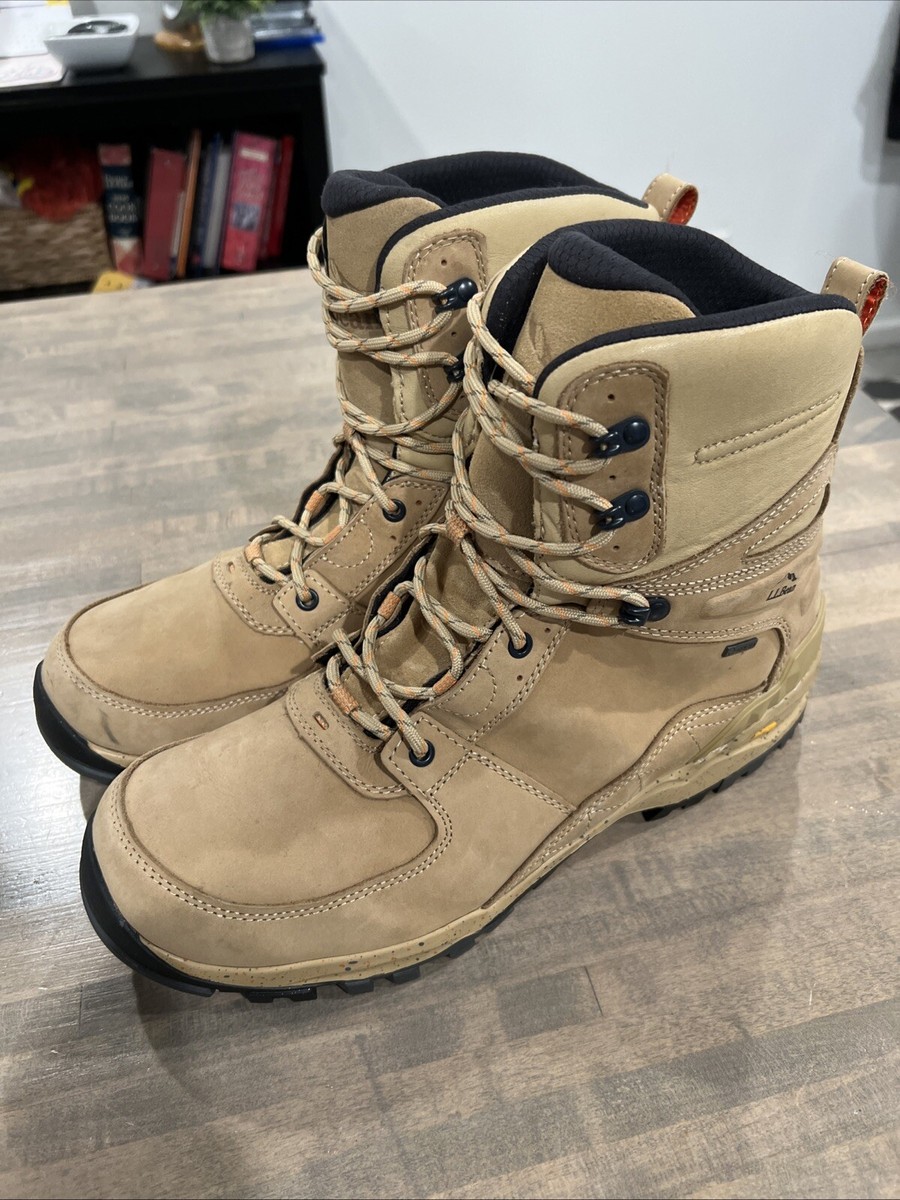 Bean technical Upland hiking boots Mens 13 Medium Gore-Tex Tan Vibram  LN