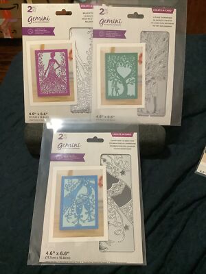 Crafters Companion Gemini Create a Card papercraft die Love Themed Lot ...