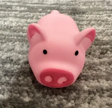 Rubber Pig Pink Piggy Decor Car Home Office Cute Ornament Squeaky Pigs 2” New