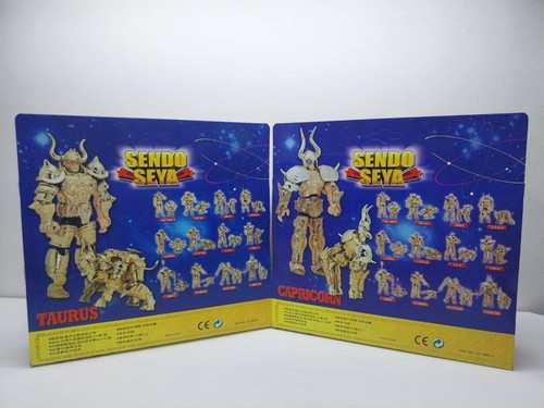 Taurus Capricorn Los CABALLEROS ZODIACO Taiwan Sendo Seya 24K MISB 1990's F/S - Picture 2 of 24