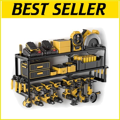 Efficient Wall-Mounted Tool Organizer with Fast Assembly   Perfect Men's Gift