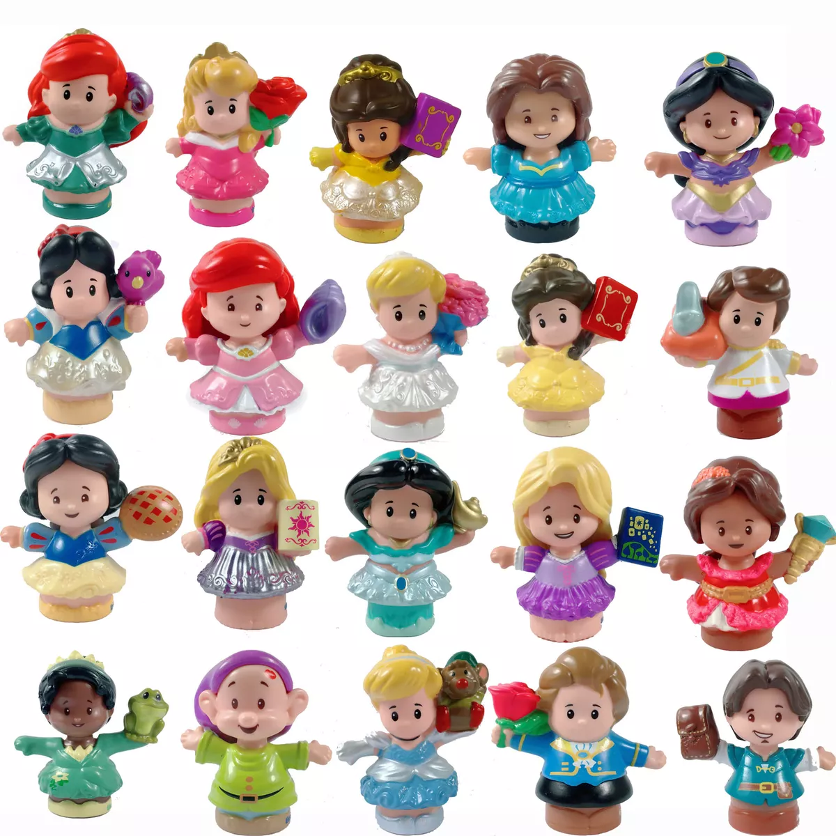 20 kinds Fisher Price Little People Disney Princess Prince Your Choice