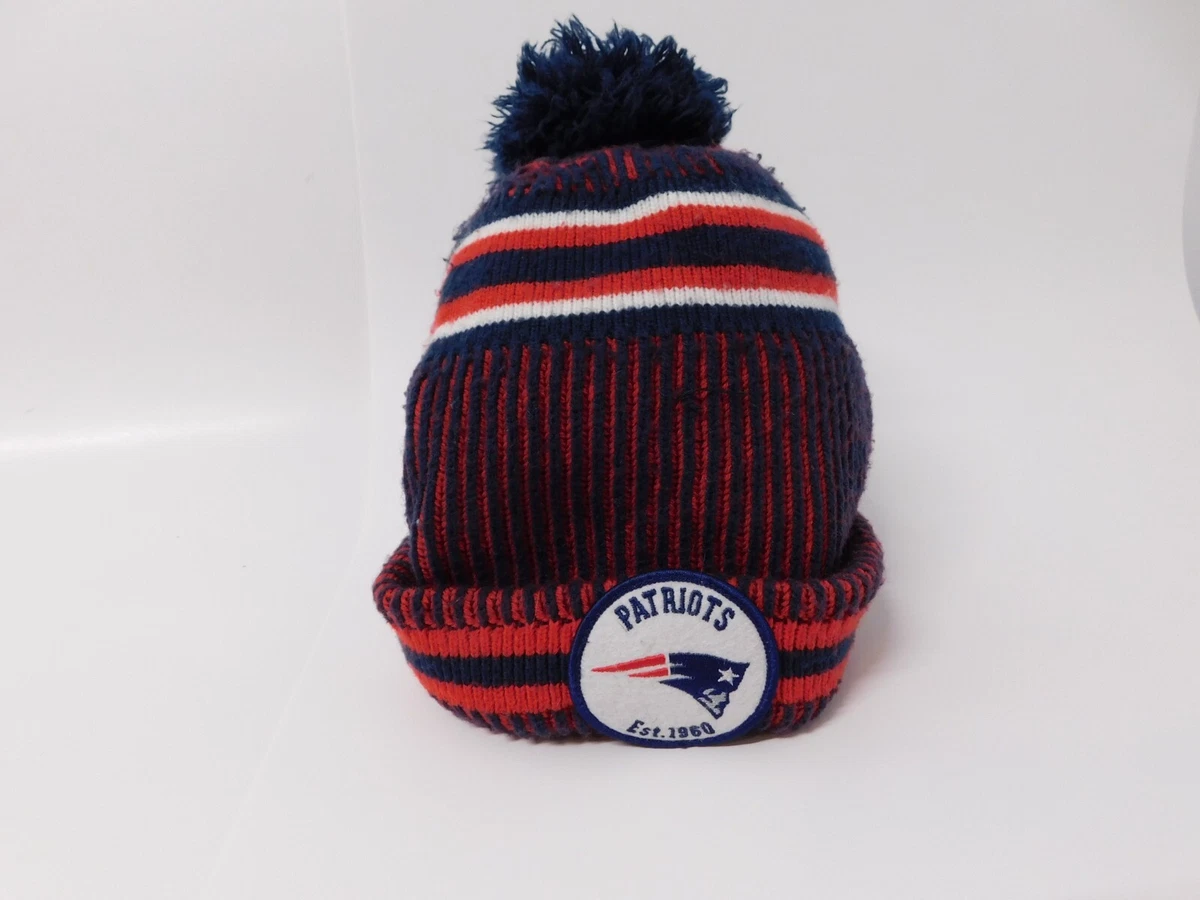 New Era 2019 NFL New England Patriots Knit Hat Pom Beanie Stocking