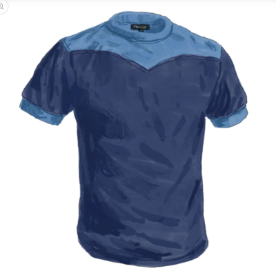 the j peterman company vtg football tee J Peterman Company