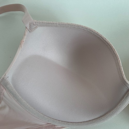 Calvin Klein Flirty Lace Trim Push Up Plunge Bra Pink 38DD NWT QF5145-680 - Picture 9 of 10