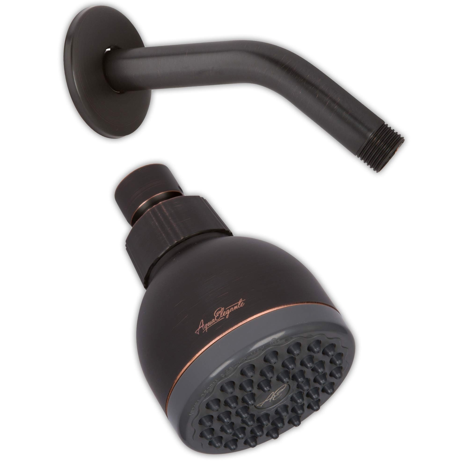 3 Inch Shower Head & Shower Arm - High Pressure Boosting Wall Mount Showerhea...