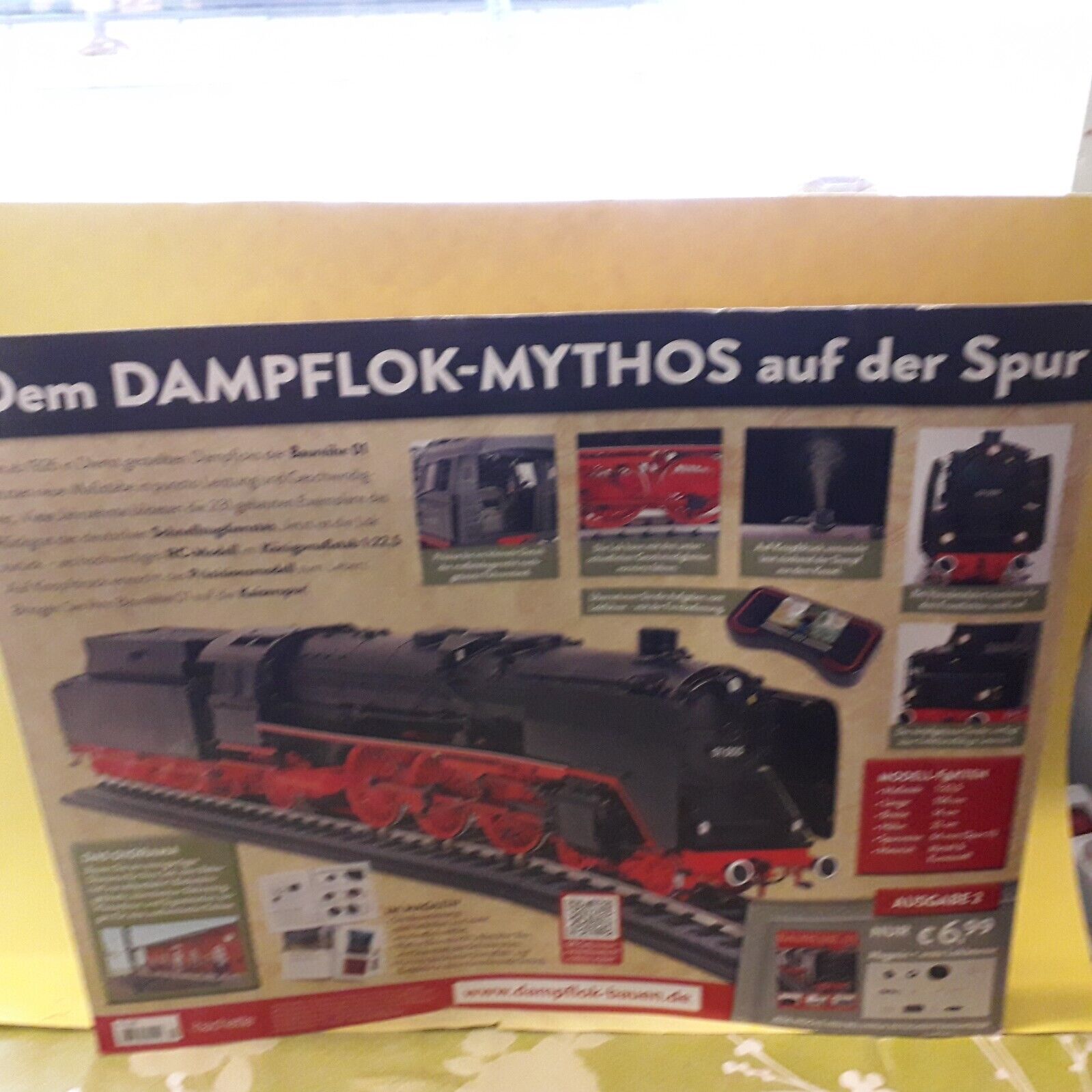 Baureihe 01 "Die legendäre Dampflok" 1:22,5 Spur die Teile 121-130 LESEN !!!