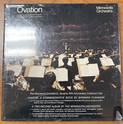 Minnesota Orchestra's Seventy Fifth Anniversary Ovation, 2 LPs Book Vinyl Record
