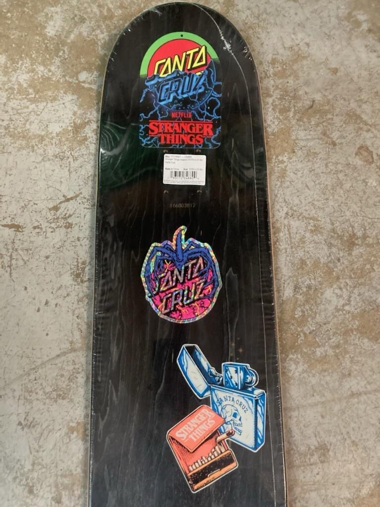 SANTA CRUZ x Stranger Things スケートボードデッキ SANTA CRUZ X STRANGER THINGS サンタクルーズ ストレンジャー