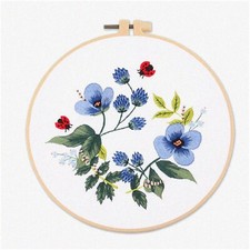 Blooming Bug Embroidery Delight Kit - Explore the World of Stitching with Our Fu