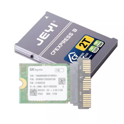 JEYI CF-Express für NVMe M.2 SSD Adapter CFexpress CANON NIKON Z6/Z7/Z9/R3/R5