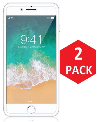 2x Schutzglas iPhone 8 Plus Panzerfolie Displayschutz Glas Folie