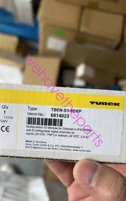 TBEN-S1-8DXP Turck Ethernet multi-protocol I/O module New Expedited Shipping