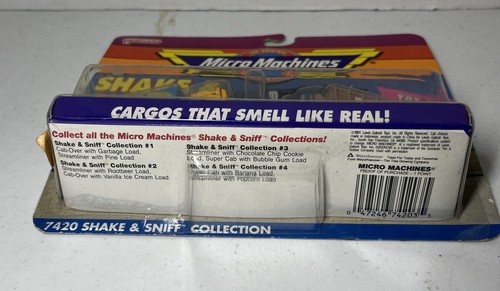 Sealed Galoob Micro Machines Shake and Sniff Semi Trucks Collection #4 - Picture 2 of 9