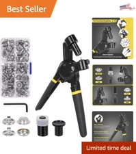 Heavy Duty Snap Fastener Tool for Boat Cover, Canvas, Leather, Carpet, Tarp