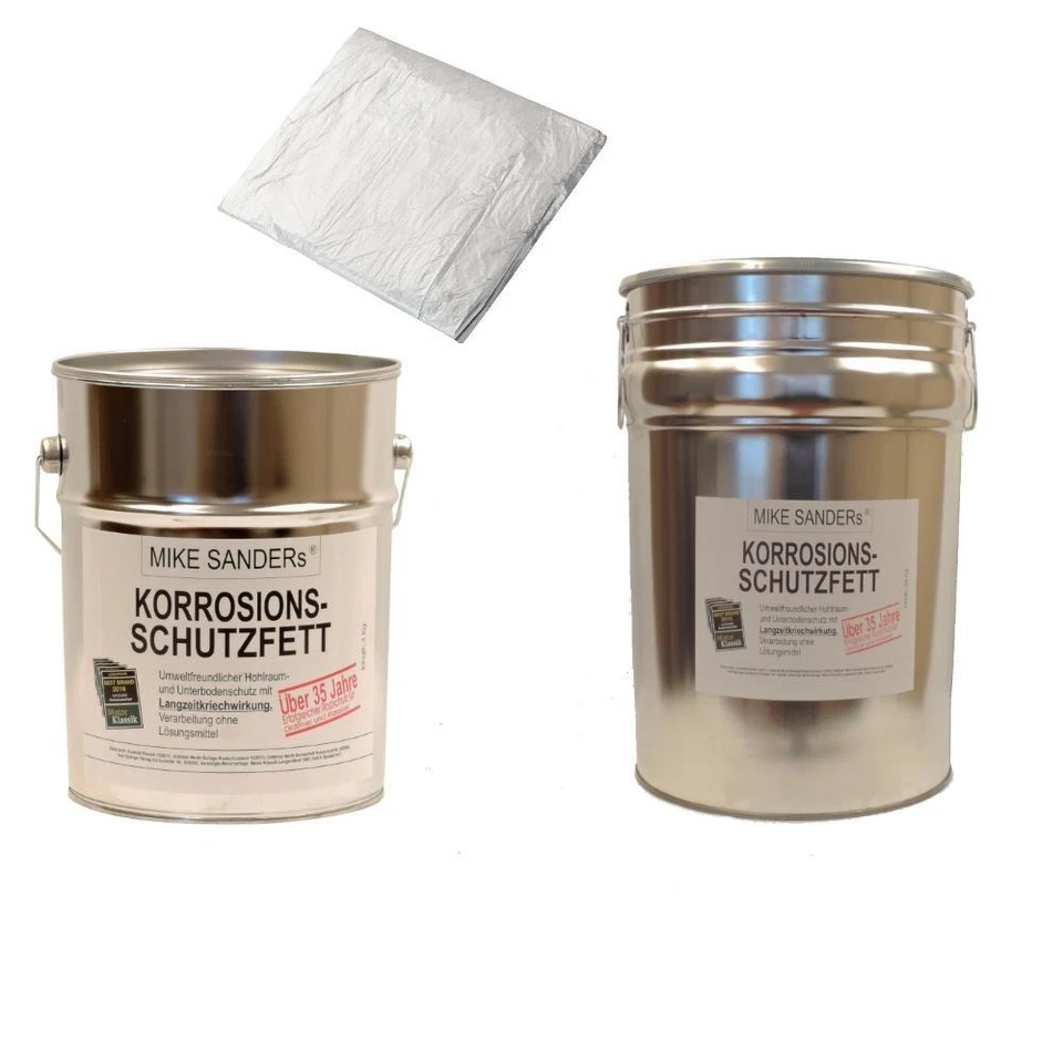 MIKE SANDERS Mike Sander `s Grasso Anticorrosivo Sigillante Cavità Antiruggine 4 Kg - 24 Kg