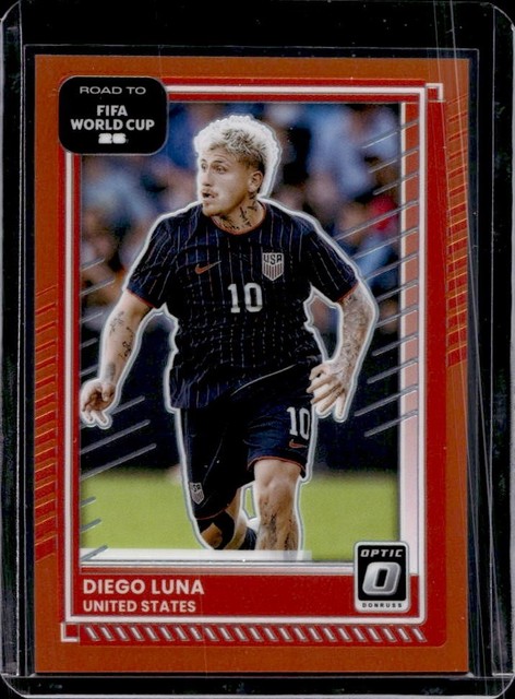 2025-26 Panini Donruss Road to FIFA World Cup 26' Diego Luna Optic Red #/199