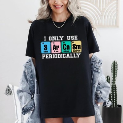 Lustiges Periodensystem T-Shirt - Chemie Symbole Be & Er Wissenschaft Meme Unisex Tee