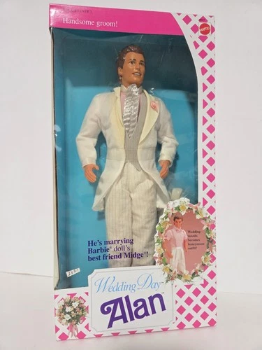 1990 Wedding Day Alan Handsome Groom! #9607 NRFB-Vintage Mattel Barbie