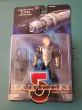BABYLON 5 AMBASSADOR G'KAR ACTION FIGURE FACTORY SEALED with Narn Fighter