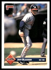 Jeff Blauser 1993 Donruss #134 Braves MLB READ FREE SHIPPING AutographDen