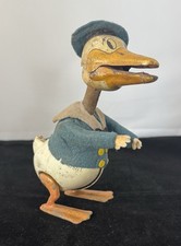 Schuco Donald Duck Tanzfigur 1937 Vorkrieg Uhrwerk l&auml;uft Original