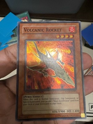 Moderately Played Volcanic Rocket - FOTB-ENSP1 - Super Rare - Limited Edition MP