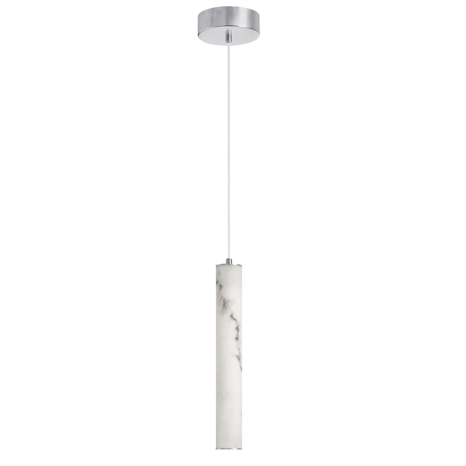 Dainolite RBN-1210P Reuben 3"W LED Mini Pendant - White - Image 2 of 4