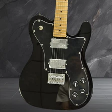 US warehouse Black TL solid-body electric guitar H-H pickups maple neck