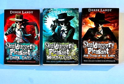 #ad Skulduggery Pleasant X3 Paperback Books 4 5 amp; 9 by Derek Landy VG Ages 9 14 $13.89