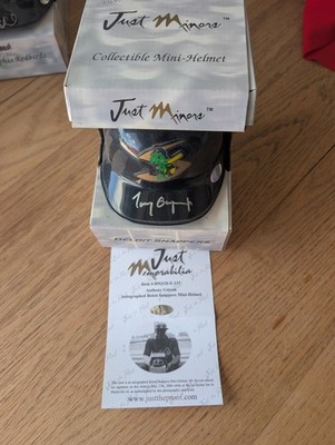Anthony Gwynn Autographed Beloit Snappers Just Minors Collectible Mini Helmet
