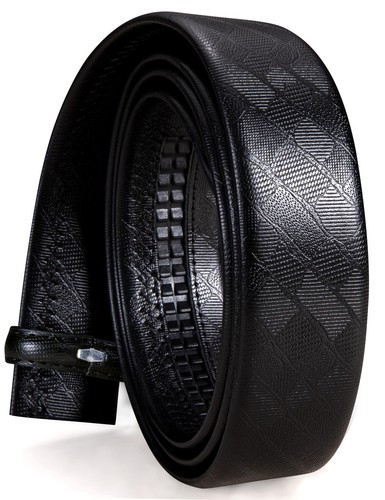 Ratchet Belt Buckles Men without Straps Grey Automatic Click Buckle Designer ...