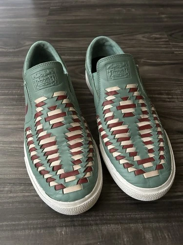 NIKE SB Zoom Men’s Stefan Janoski Slip RM SB Green 'Crafted Bicoastal' Sz 9.5