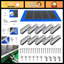 Solar Panel Mounting Brackets Kit - Roof Mount, Rails Clamps for 1.18"-1.38" T