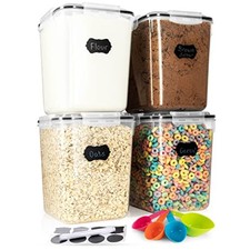 Flour Sugar Storage Containers 5.3L/4pk Great Rice Canisters Sets For The